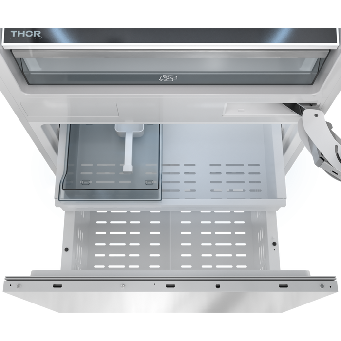 Thor Kitchen 30" Built-In Panel Ready Bottom Freezer Refrigerator, XRF3016BBP