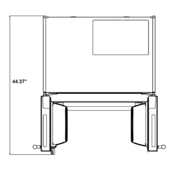 Forno 36 in. 19 cu.ft. French Door Refrigerator in Stainless Steel, FFRBI1820-36SB