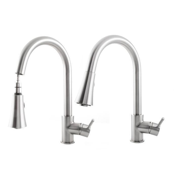 ZLINE Edison Pull Down Kitchen Faucet in Brushed Nickel, EDS-KF-BN