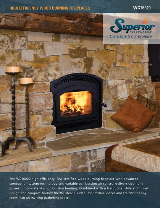 Superior WCT6920 Wood Burning Fireplace