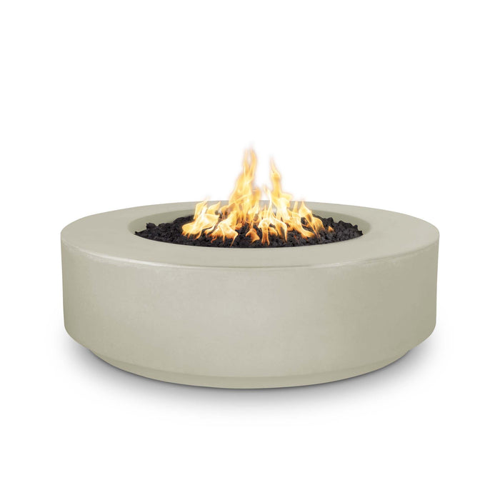 The Outdoor Plus Florence 42" x 12" Round GFRC Concrete Tall Fire Pit