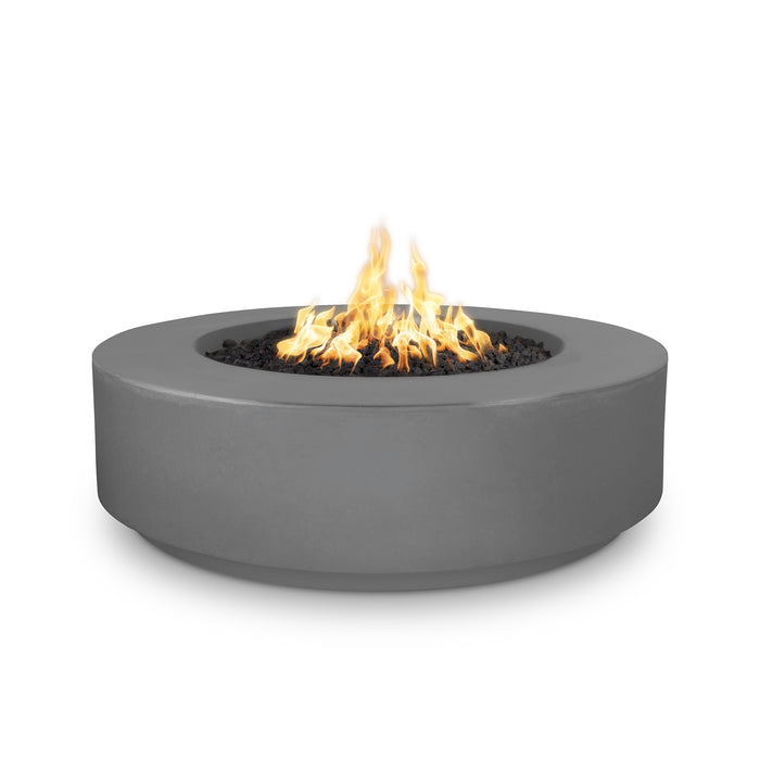 The Outdoor Plus Florence 42" x 12" Round GFRC Concrete Tall Fire Pit