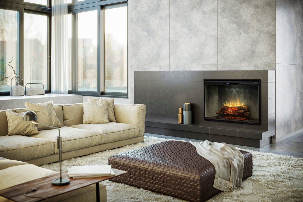 Dimplex Revillusion 42" Built-In Firebox - Weathered Concrete