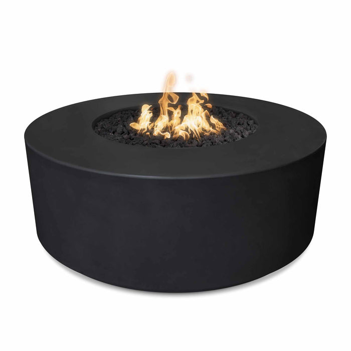 The Outdoor Plus Florence 46" x 20" Round GFRC Concrete Tall Fire Pit