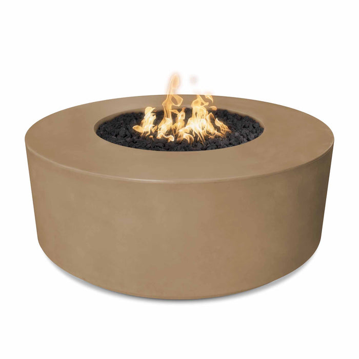 The Outdoor Plus Florence 46" x 20" Round GFRC Concrete Tall Fire Pit