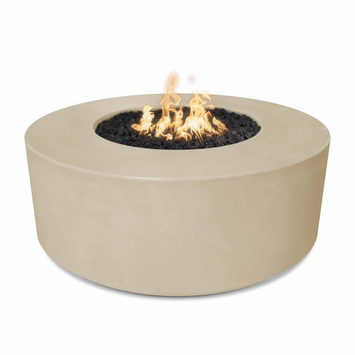 The Outdoor Plus Florence 46" x 20" Round GFRC Concrete Tall Fire Pit