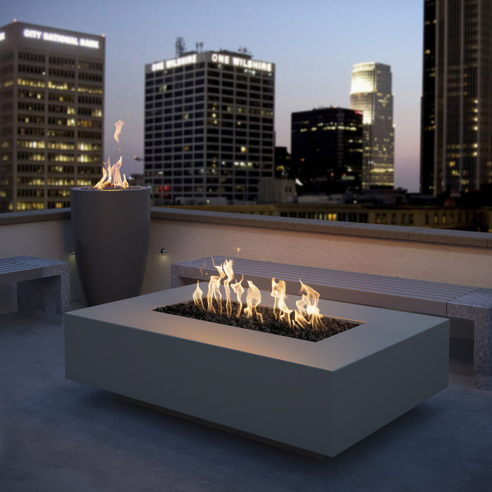 The Outdoor Plus Cabo 90" Linear GFRC Concrete Fire Pit