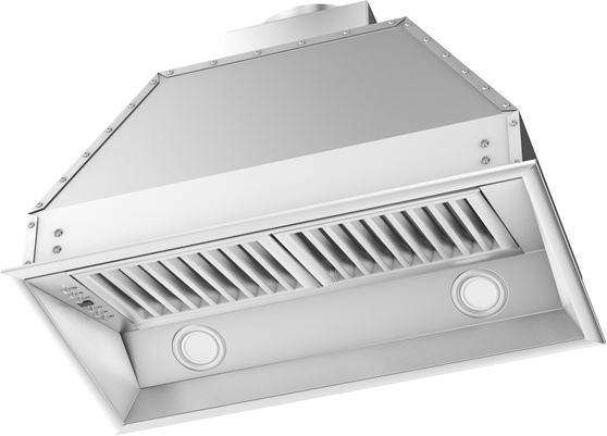 ZLINE 40"Ducted Remote Blower Range Hood Insert in Stainless Steel, 695-RD-40