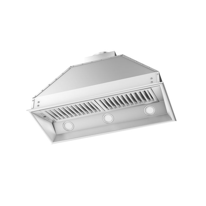 ZLINE 40" Wall Mount Range Hood Insert in Stainless Steel (18 in. Depth), 698-40