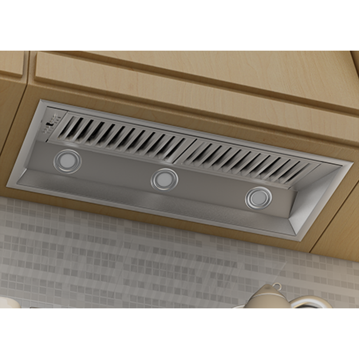 ZLINE 40" Wall Mount Range Hood Insert in Stainless Steel (18 in. Depth), 698-40