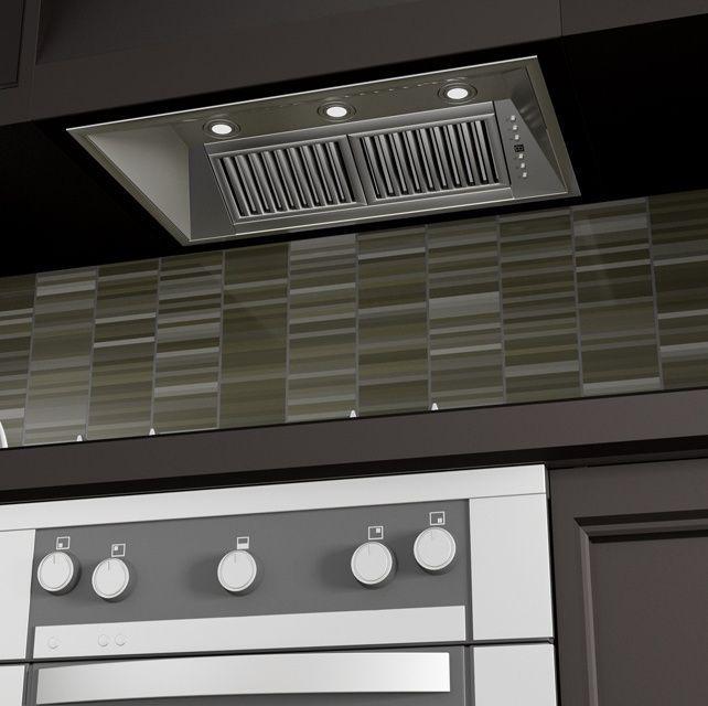 ZLINE 28" Ducted Island Mount Range Hood Insert in Stainless Steel, 721i-28