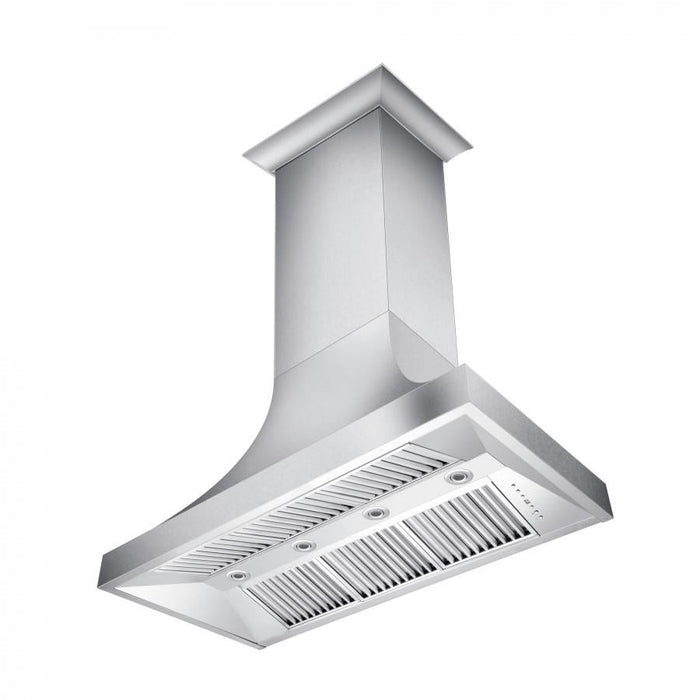 ZLINE 48" Designer Series Wall Mount Range Hood in DuraSnow® Stainless Steel, 8632S-48