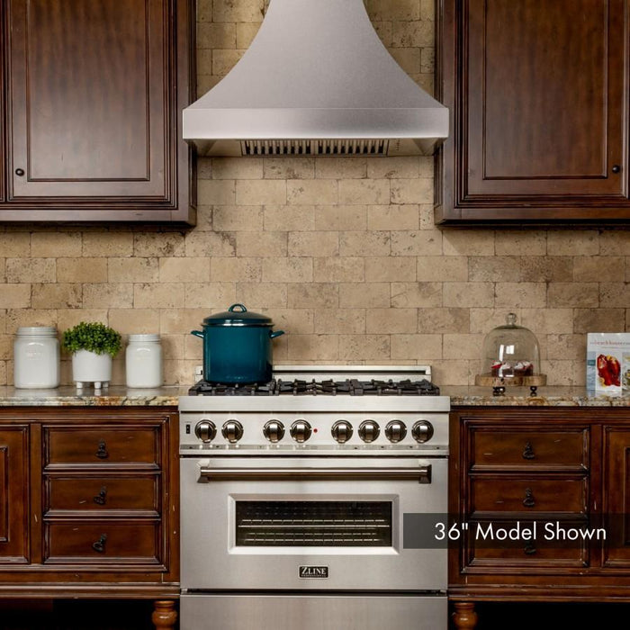 ZLINE 48" Designer Series Wall Mount Range Hood in DuraSnow® Stainless Steel, 8632S-48