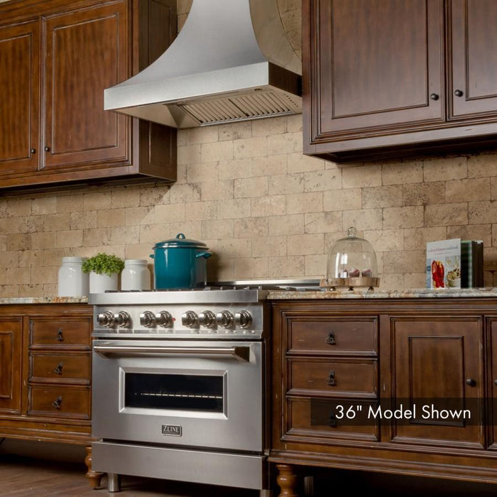 ZLINE 48" Designer Series Wall Mount Range Hood in DuraSnow® Stainless Steel, 8632S-48