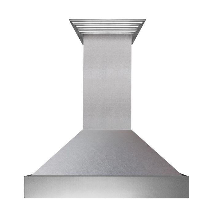 ZLINE 48" Wall Mount Range Hood in DuraSnow® Stainless Steel & DuraSnow® Shell , 8654SN-48