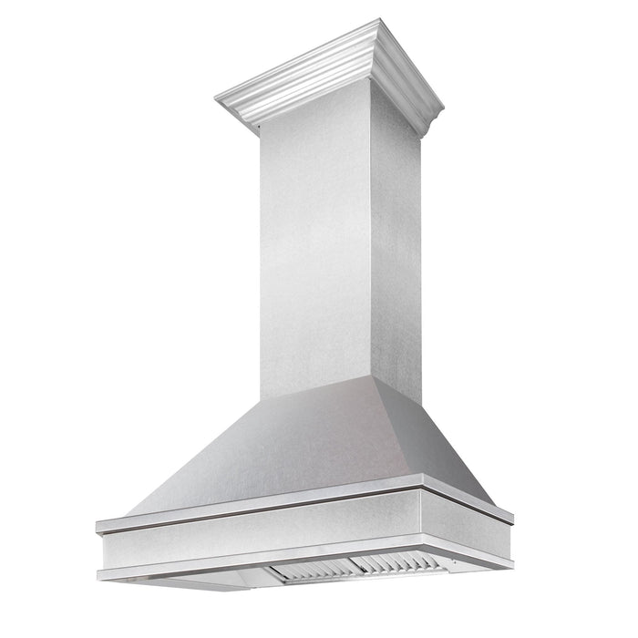 ZLINE 36" Designer Series Wall Mount Range Hood in DuraSnow® Stainless Steel, 8656S-36