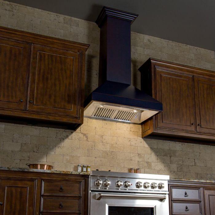 ZLINE 36" Designer Series Wall Mount Range Hood in Oil-Rubbed Bronze, 8667B-36