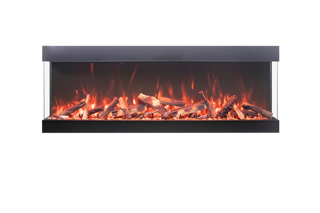 Amantii Tru View Bespoke 65" 3 Sided Indoor / Outdoor Electric Fireplace