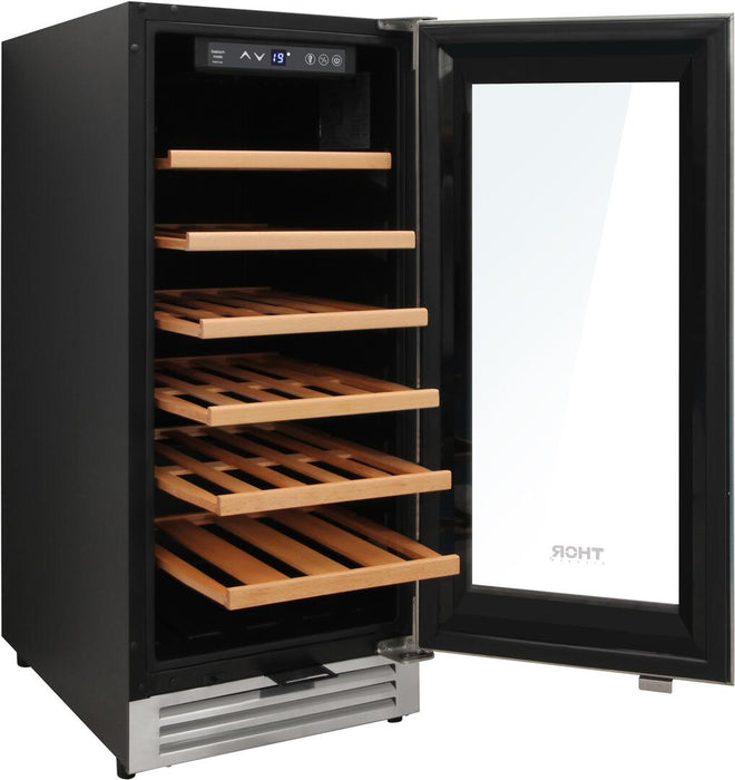 Thor Kitchen 15" 33 Bottle Single Zone Wine Cooler, TWC1501