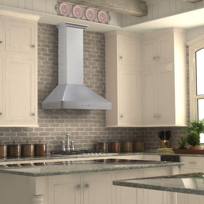 ZLINE 30" Wall Mount Range Hood in DuraSnow® Stainless Steel, 8KF2S-30