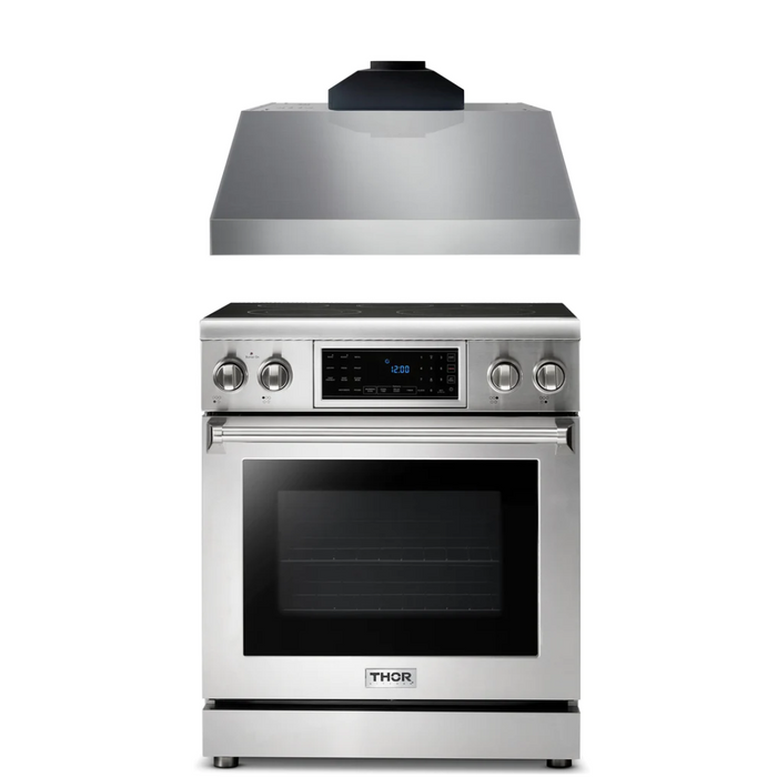 Thor Kitchen Appliance Package - 30 In. Electric Range, Range Hood, AP-TRE3001-C