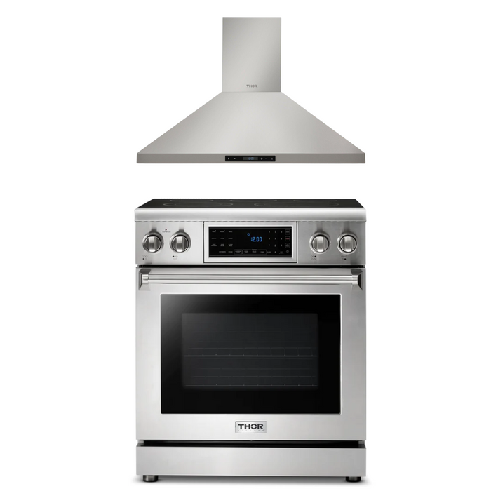 Thor Kitchen Appliance Package - 30 In. Electric Range, Range Hood, AP-TRE3001