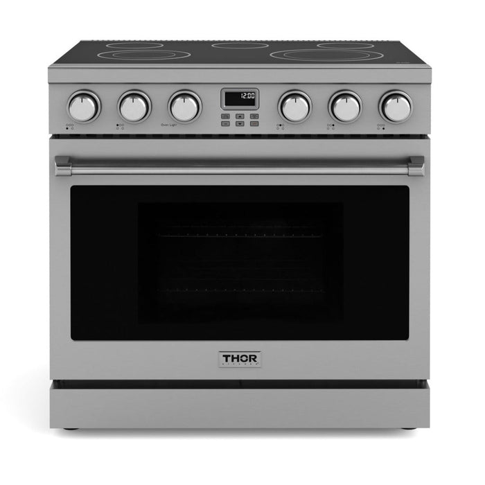 Thor Kitchen 36" Professional Electric Range in Stainless Steel, ARE36