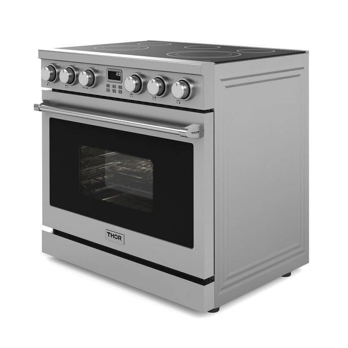 Thor Kitchen 36" Professional Electric Range in Stainless Steel, ARE36