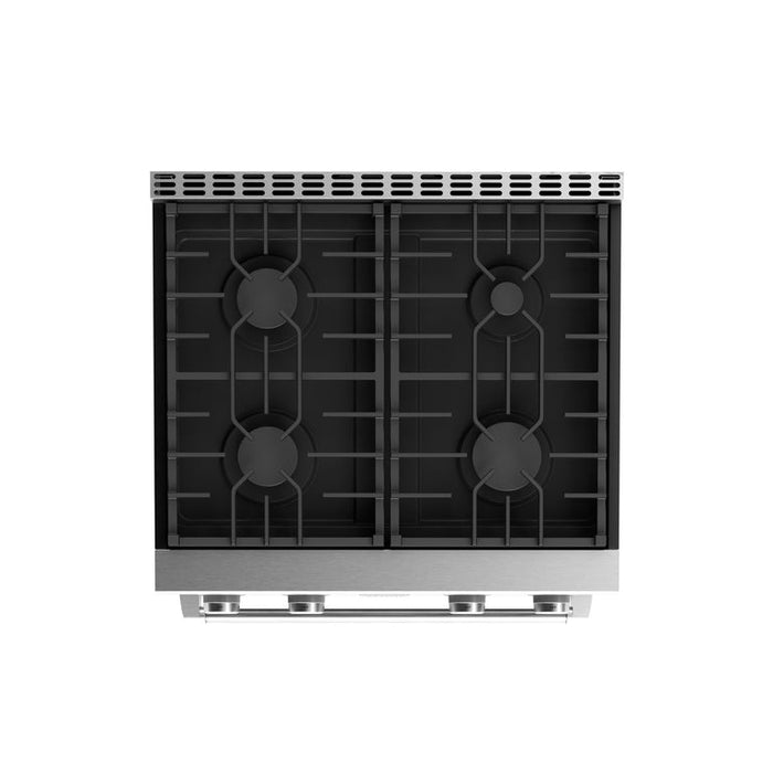 Thor Kitchen Appliance Package - 30" Natural Gas Range, Range Hood, Refrigerator, Dishwasher, AP-ARG30-3