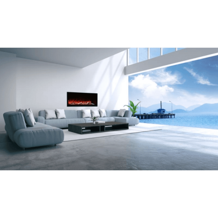 Amantii 100" Symmetry Extra Tall Built-in Smart WiFi Electric Fireplace