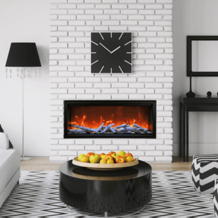 Amantii 100" Symmetry Extra Tall Built-in Smart WiFi Electric Fireplace