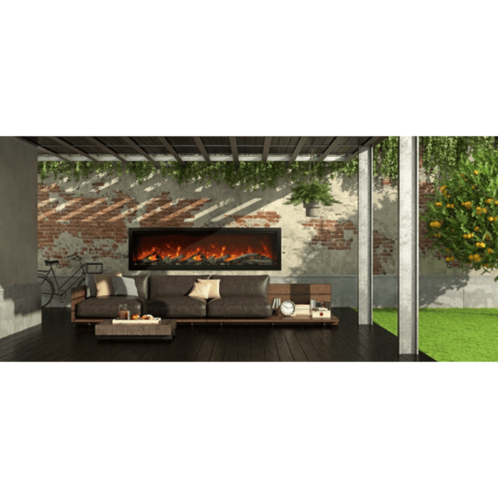 Amantii 100" Symmetry Extra Tall Built-in Smart WiFi Electric Fireplace