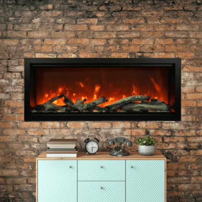 Amantii 100" Symmetry Extra Tall Built-in Smart WiFi Electric Fireplace