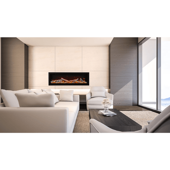 Amantii 34" Symmetry Built-in Smart WiFi Electric Fireplace