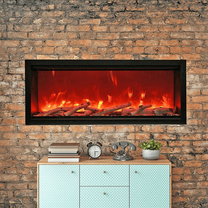 Amantii 50" Symmetry Extra Tall Built-in Smart WiFi Electric Fireplace