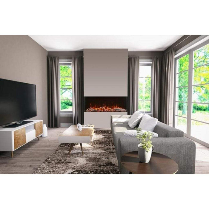 Amantii 72" Tru-View XL XT Three Sided Electric Fireplace