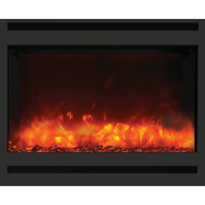 Amantii Decorative Steel Surround for 31" Zero Clearance Electric Fireplace