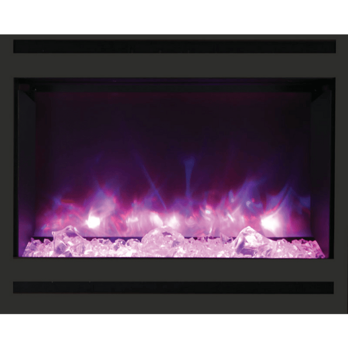 Amantii Decorative Steel Surround for 31" Zero Clearance Electric Fireplace