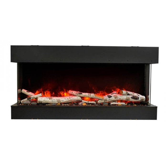 Amantii Tru-View 30" Three Sided Slim Glass Electric Fireplace