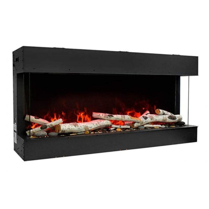 Amantii Tru-View 30" Three Sided Slim Glass Electric Fireplace