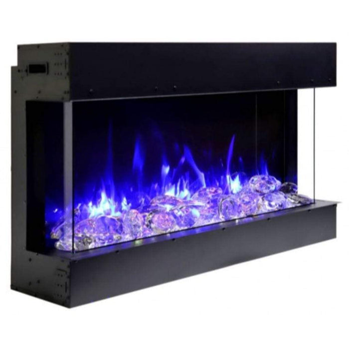 Amantii Tru-View 30" Three Sided Slim Glass Electric Fireplace