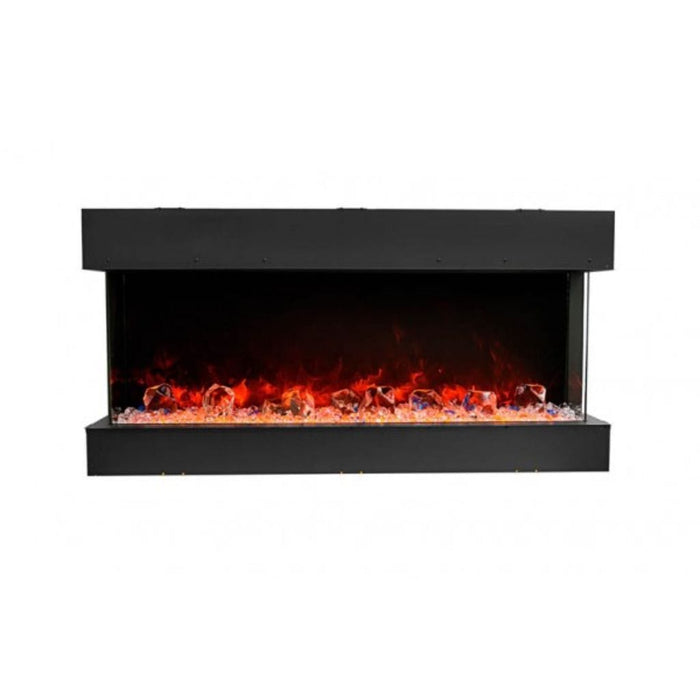 Amantii Tru-View 30" Three Sided Slim Glass Electric Fireplace