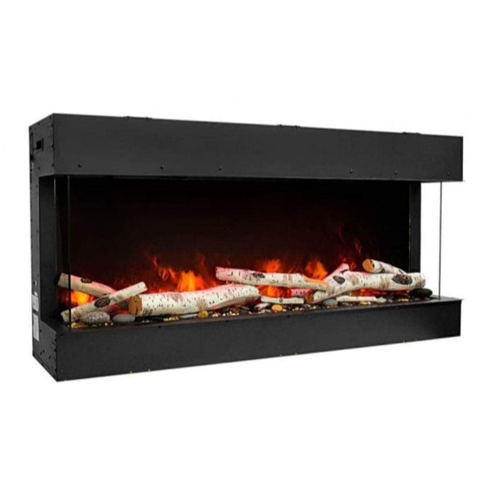 Amantii Tru-View 40" Three Sided Slim Glass Electric Fireplace