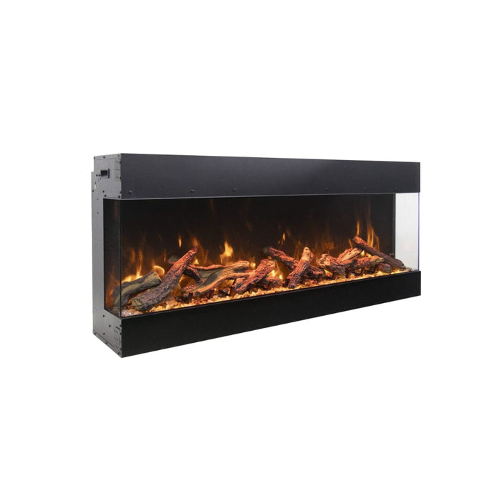 Amantii Tru View Bespoke 55" 3 Sided Indoor / Outdoor Electric Fireplace