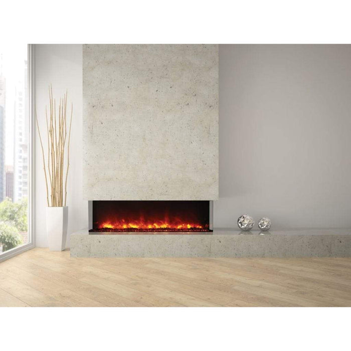 Amantii Tru-View XL Deep 60" Built-In Three Sided Electric Fireplace