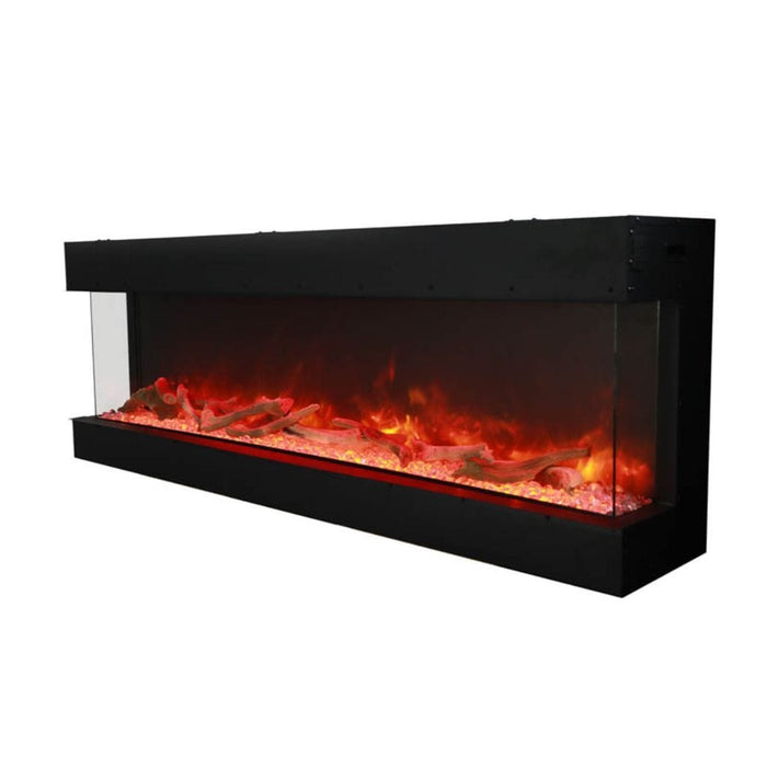 Amantii Tru-View XL Deep 72" Built-In Three Sided Electric Fireplace