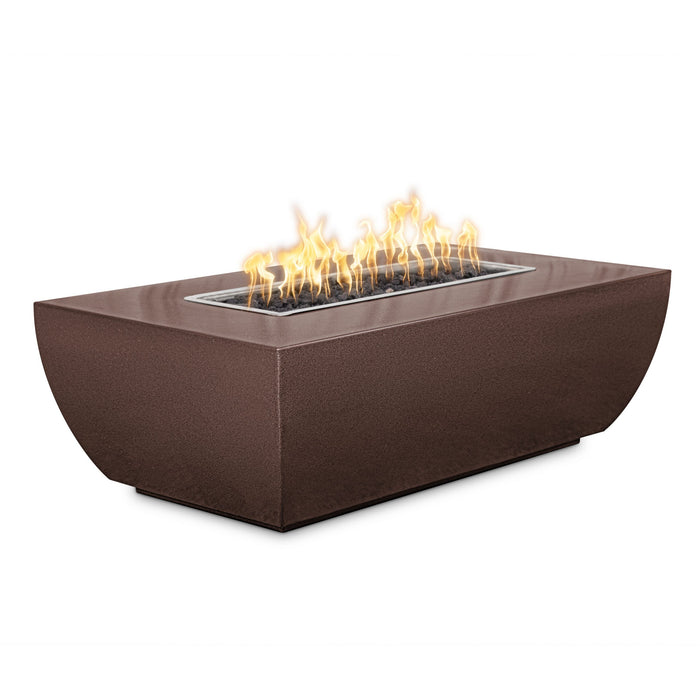 The Outdoor Plus Avalon Linear 72" x 28" Metal Powder Coat 24" Tall Fire Pit