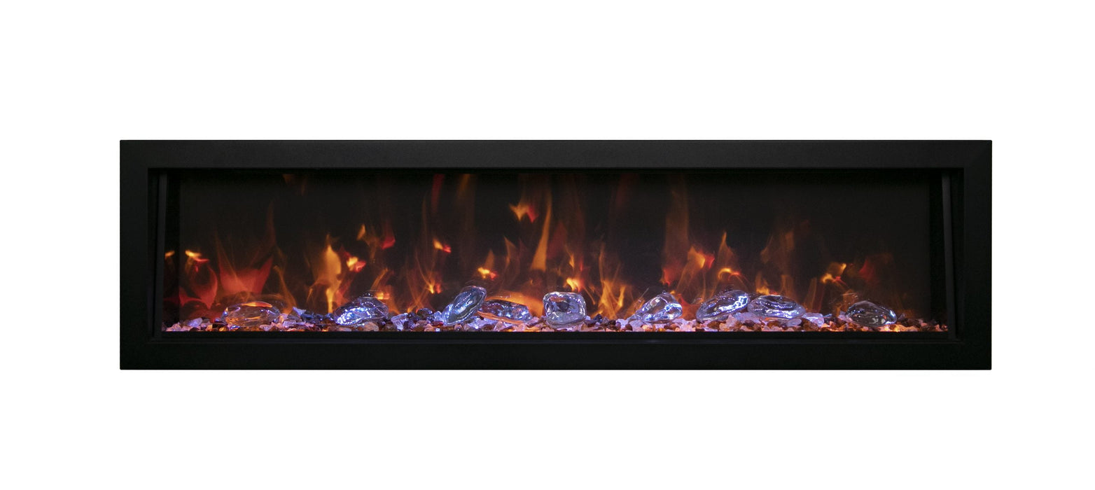 Remii Deep 65" Indoor/Outdoor Built-In Electric Fireplace