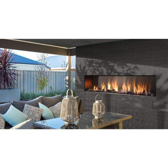 Barbara Jean Collection by Kingsman 72" OFP7972S1 Single Sided Outdoor Linear Gas Fireplace