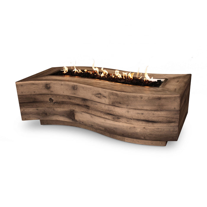 The Outdoor Plus Big Sur 72" GFRC Wood Grain Fire Pit